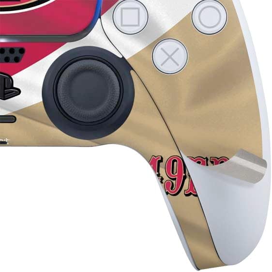 Skinit Decal Gaming Skin Compatible with PS5 Slim Digital Edition Bundle - Officially Licensed NFL San Francisco 49ers Design
