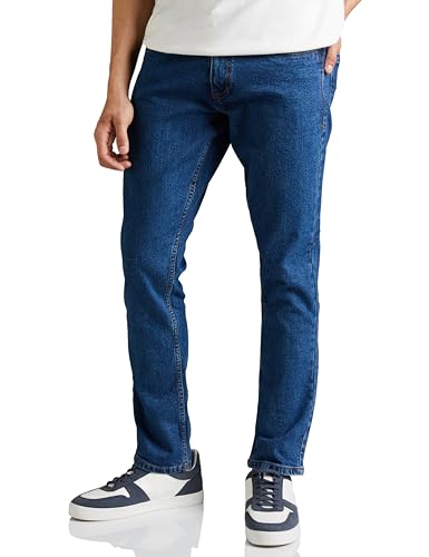 Amazon Brand - Symbol Men's Relaxed Fit Mid Rise Jeans