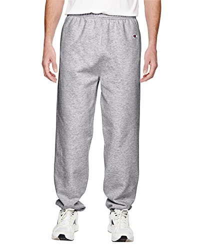 Champion Men's Cotton Max Fleece Pant, Athletic Heather (X-Large)