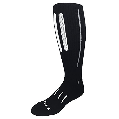 3-Pack Black and White APeX Fitness Knee-High Socks3