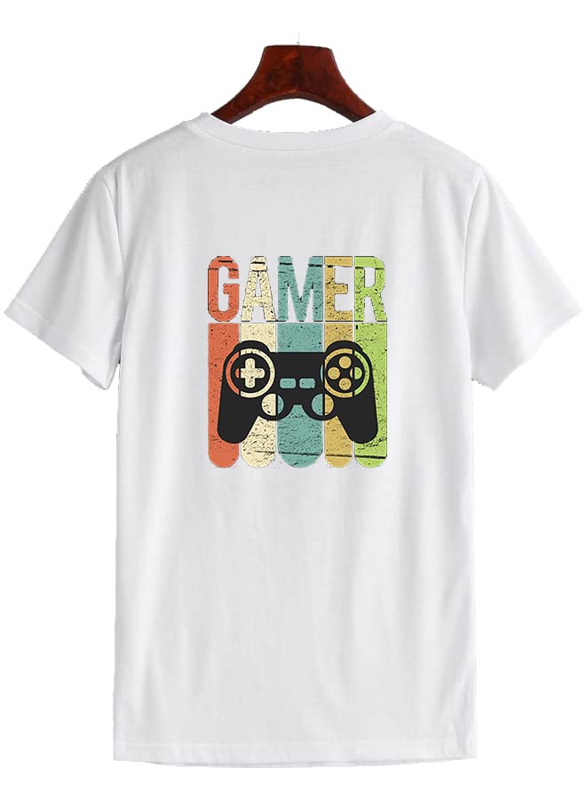 FORZA RAGAZZI Graphic Short Sleeve White T-Shirt Gamer