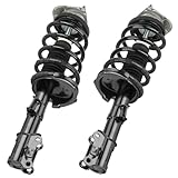 Front w/Coil Strut Shock Absorber for Volvo XC90 2003-2013(Excludes Electronic Suspension), Complete Spring Struts Shocks Assembly Absorbers Replace for 11485 11486, 2004 2005 2006 2007 2008 2009 2010