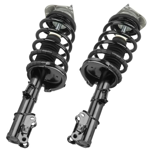 Front w/Coil Strut Shock Absorber for Volvo XC90 2003-2013(Excludes Electronic Suspension), Complete Spring Struts Shocks Assembly Absorbers Replace for 11485 11486, 2004 2005 2006 2007 2008 2009 2010