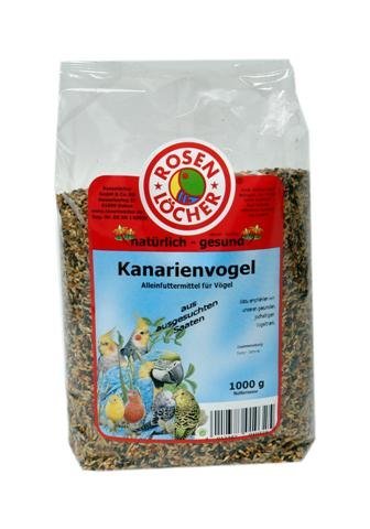 6X Kanarienfutter 1000g, wertvolle Saaten, Vogelfutter