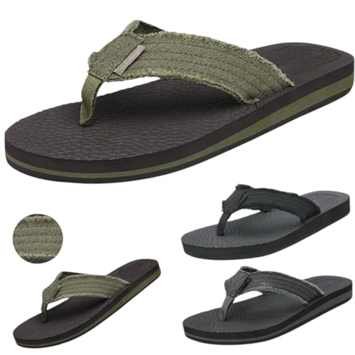 Men's Flip Flops Beach Sandals Lightweight Sole Comfort Thongs3