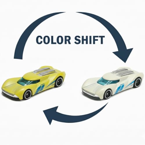 Image of GENIE'S TOY BUS Color Changing Die-Cast Racing Car I 1:64 Scale Temperature Sensitive Paint Sports Car I Change Color with Water I Kids Collectible Toy for Ages 3+ I Best Birthday Gift for Kids