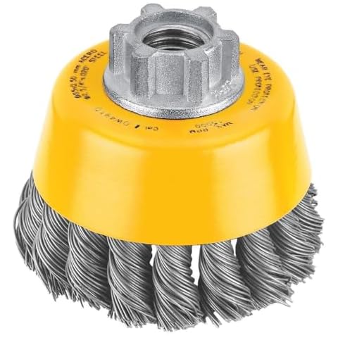DEWALT 3-Inch Knotted Wire Cup Brush Cover