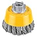 DEWALT Wire Cup Brush, Knotted, 3-Inch (DW4910)