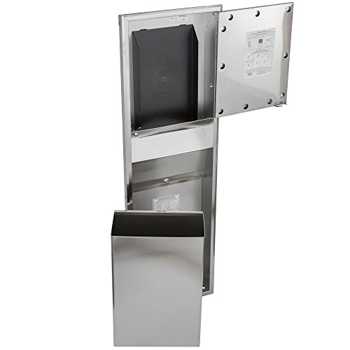 TableTop King B-3944 ClassicSeries Recessed Convertible Paper Towel Dispenser/Waste Receptacle