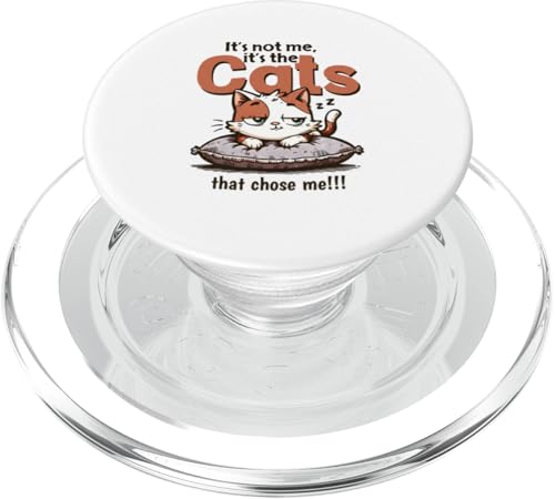 Cute Cat Foster Cat Mom Adopt Cat Kitty Feline Rescue Mom PopSockets PopGrip per MagSafe