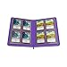 Gamegenic Zip-Up Album 8-Pocket, Organize Standard and Japanese Size Collectible Cards, Premium Card Game Protector, Holds up to 160 Cards, Ideal for Playset Collections, Purple Color