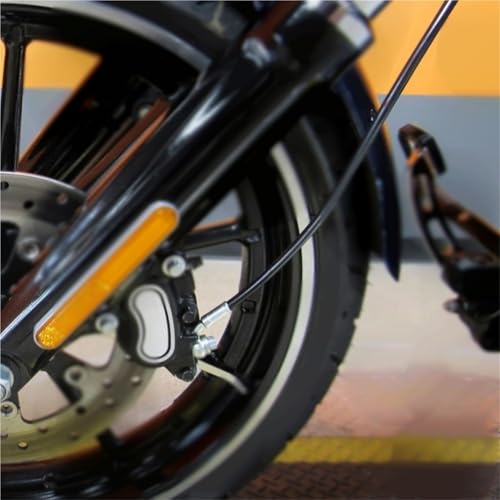 Latiguillo de aceite de freno delantero de 101cm cromado para Harley Softail 2
