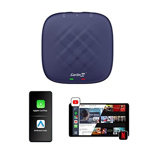 Carplay Ai Box Carlinkit Apple Carplay Android Auto Wireless Adapter. Magic Box Android 12.0 System/Netflix/Youtube/Google Play/4+64Gb/Qcm6125 8Core/Bluetooth 4.2+5.0/4G #TOP9