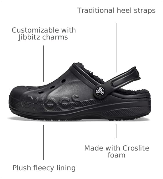 Image of Crocs Unisex-Adult Baya Lined Clog