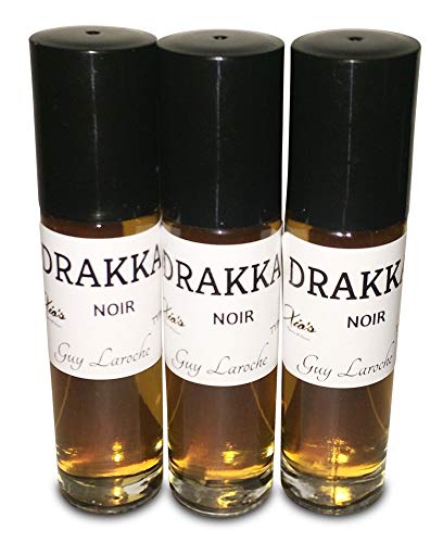 Scented Drakkar Body Oils 3,1/3oz Roll On bottles for Men IMPRESSION Affordable Alternative Generic Version