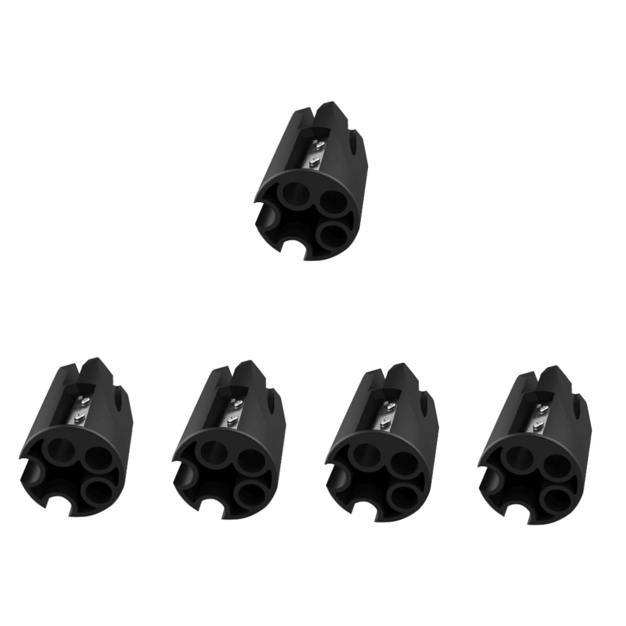 FOMIYES 5pcs Unique Makeup Brow Pencil Sharpener 4 Sharpening Options Perfect for Women