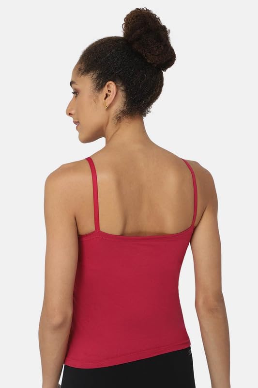 Image of Intimacy Cotton Camisole for Women with Adjustable Straps - Soft & Breathable Everyday Wear Slip for Women