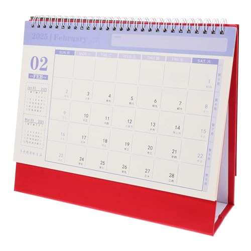 Artibetter 年卓上カレンダー スタンディングデスクカレンダー ペーパー製耐インク染み 月間プランナー オフィス 学校 自宅用 小型机上用