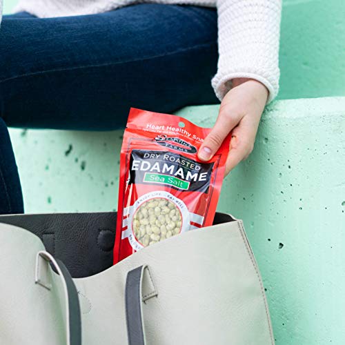Seapoint Farms Sea Salt Dry Roasted Edamame, 4 oz Gluten-Free Snack (12 pack) - Thumbnail 6