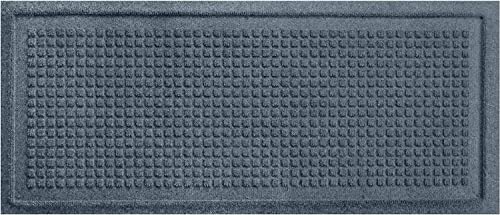 WaterHog Boot Tray Indoor Entrance - Slip-Resistant, Waterproof Dirt-Trapping Door Mat, Indoor/Outdoor, Slip-Resistant, for Front Door, Back Door, Porches, Garage, and Entryways, Bluestone, 15' x 36'