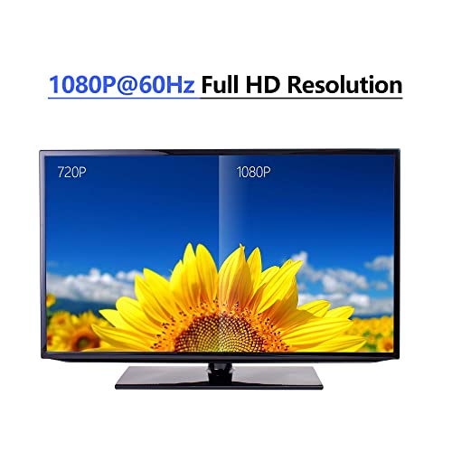 Fairikabe Vga To Hdmi Adapter With Audio, (Pc Vga Output Source To Tv/Monitor With Hdmi Input Display), Vga Male To Hdmi Female Converter For Monitor, 1080P Vga Hdmi Adapter Usb Powered #TOP2