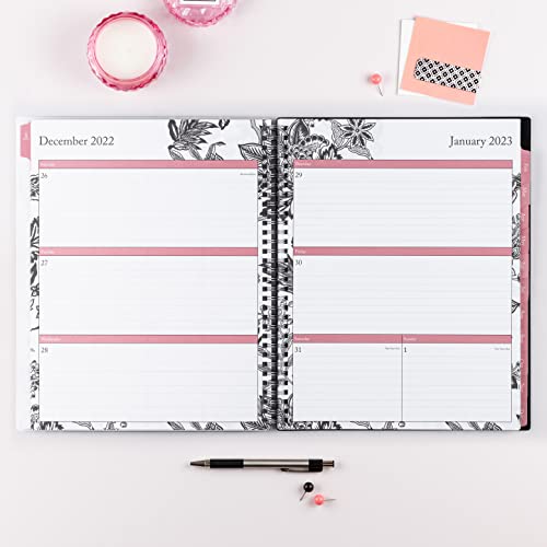 Blue Sky 2023 Weekly And Monthly Planner, January - December, 8.5" X 11", Clear Pocket Cover, Wirebound, Analeis (142075) #TOP1