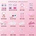 PERRYHOME Kids Makeup Kit for Girls, Kids Makeup Sets for Girls 5-8 Unicorn Washable Real Cosmetic Set Nail Polish Set, Toddler Birthday Gifts Princess Toys for 3 4 5 6 7 8 9 10 11 12 Year Old (Pink)