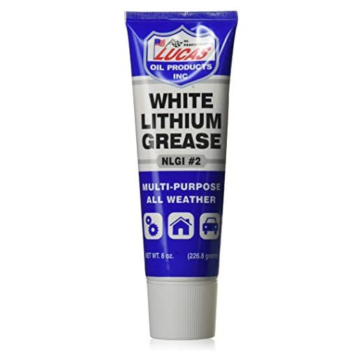 Lucas Oil 10533 White Lithium Grease - 8 oz. Squeeze Tube
