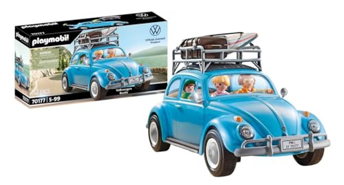 PLAYMOBIL Volkswagen 70177 Käfer mit Dachgepäckträger, abnehmbaren Dach...