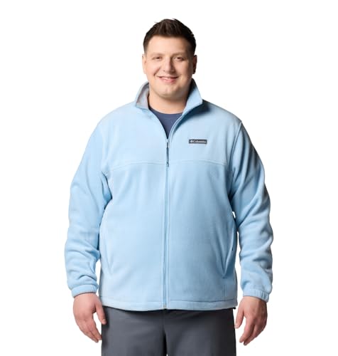 Veste polaire homme Columbia veste zippée chaude bleu clair manteau polaire taille 1X