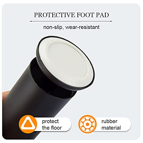 Patas de metal para muebles ajustables con tornillos de montaje 6