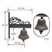 Skipdr Decorative Doorbell Bell Creative Iron Decoration Welcome Doorbell Country Style Pastoral Style Decoration,Practical Tool