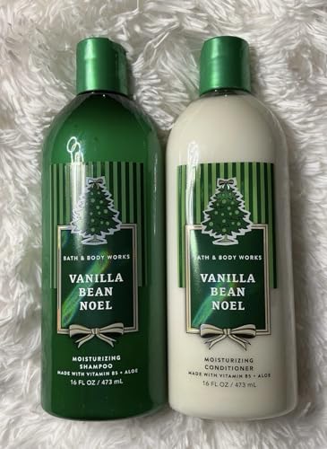 Bath and body vanilla bean neol fragrance moisturizing 2 pk shampoo &amp; conditioner 16 fl Oz
