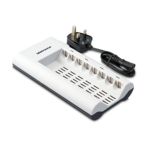 7dayshop V8 Super Charger - 8 Bay Caricabatteria