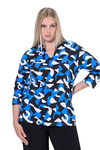 T-shirt imprimé col calice femme grande taille coupe confort