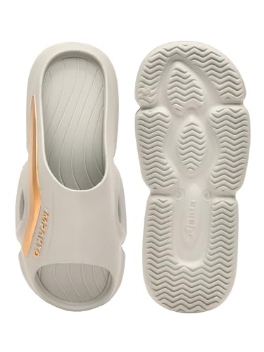 Image of Impakto Men EVA Flip Flops | Lightweight, Soft & Comfortable Slippers | Wide Toe Box, Airflow Ventilated Design, Anti-Skid & Water-Resistant, Indoor & Outdoor Chappal | Everyday Essentials