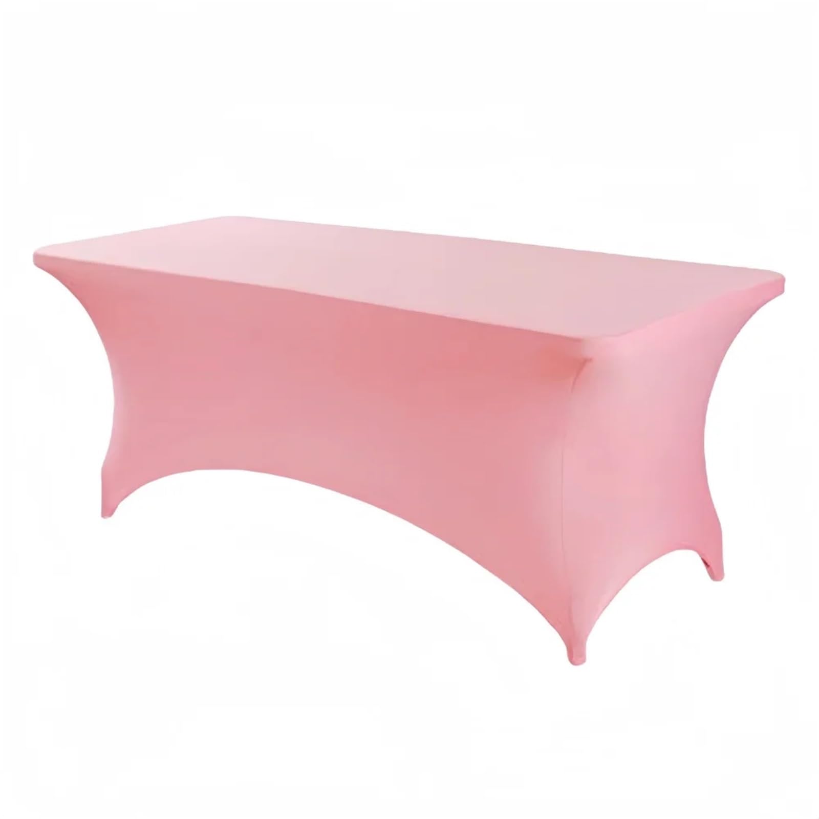 SNGUOQ 2pcs 6FT Spandex Table Cover Rectangular Stretch Tablecloth Stretchfor Events, Wedding, Banquets, Parties For Event, Wedding