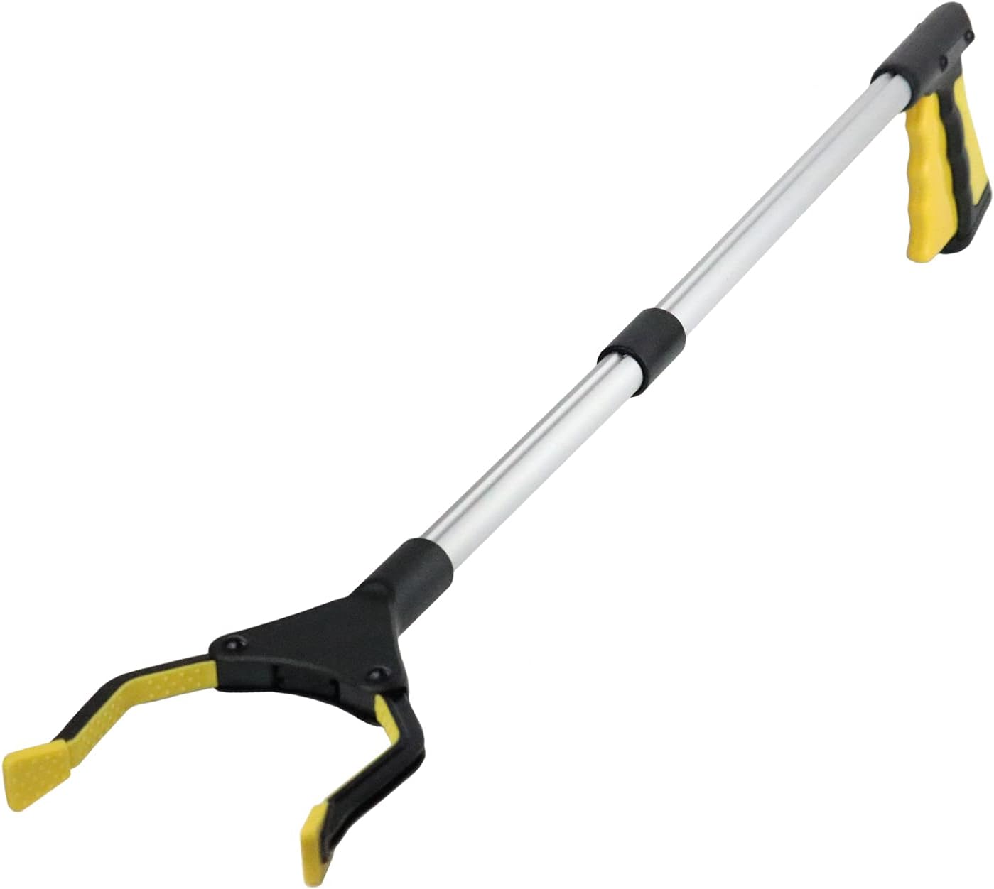 Litter Picker Reacher Grabber Tool, 32" 82cm Foldable Pickup Tool, Lightweight Aluminum Handy Assist Reaching Aids Foldable Rotating Gripper, Long Arm Extender for Elderly,Garden Gripper