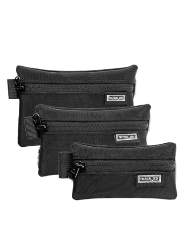 Pochette de rangement A5 EDC Tactical Geek organisateur Molle noir transparent