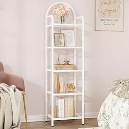 Bookcase Bookshelf, Tempered...