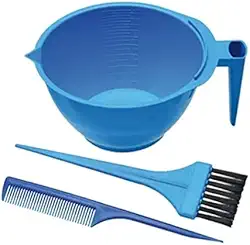 Kit tintura (1 Tigela graduada, 1 Pincel de tintura e 1 pente CP)