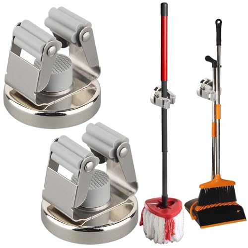 MUTUACTOR マグネットほうきホルダー 10ポンド...