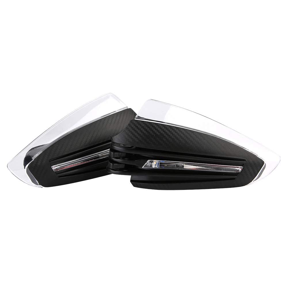 Paramani per Moto, 2 Pezzi 7/8 "Paramani universali per Moto Protezione per Scudo per Le Mani Protezione indicatori di direzione a LED