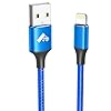 Aioneus Cavo iPhone 1.8M Ricarica Filo Caricatore iPhone Carica Rapida Certificato MFi Lungo Cavo Lightning USB Caricabatterie Cavetto per iPhone 11 12 13 14 Pro Max Plus Mini XS XR X 8 7 6 SE iPad