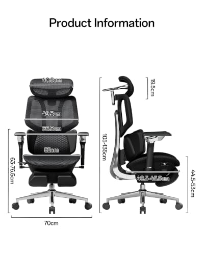 hbada p3 ergonomic office chair review