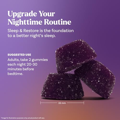 Natrol Sleep & Restore Magnesium Glycinate Blend Gummies, Cherry, 60 Count - image 8