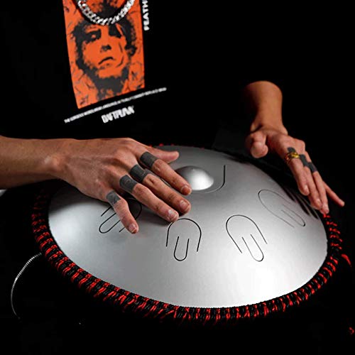 Handpan D Minor Blanco 9 Notas Acero miniatura 6