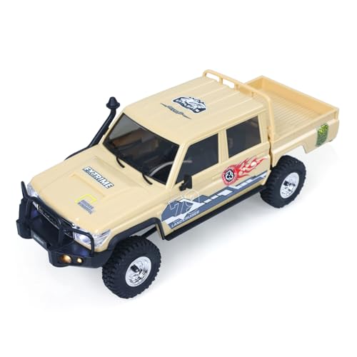 Image of TOUCAN RC HOBBY 1 /18 UCX1801PRO Radio Control Crawler RC Off Road Car Pickup Metal Gears ABS Shell Light System Battery RTR No Sounds for Ages 14+