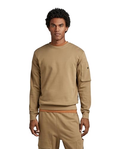 G-Star Raw Cargo Pocket Sweatshirt, Suéter Para Hombre, Verde Berge D23128-D257-4244 , Xs G-Star Raw Cargo Pocket Sweatshirt, Suéter Para Hombre, Verde Berge D23128-D257-4244 , Xs