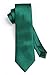 HISDERN Green Ties for Men Emerald Green Stripe Tie Silk Wedding Business Tie and Pocket Square Forest Army Green Formal Neckties Handkerchief Set